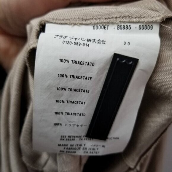 Prada Triacetate Midi Dress 44 - Picture 5 of 11